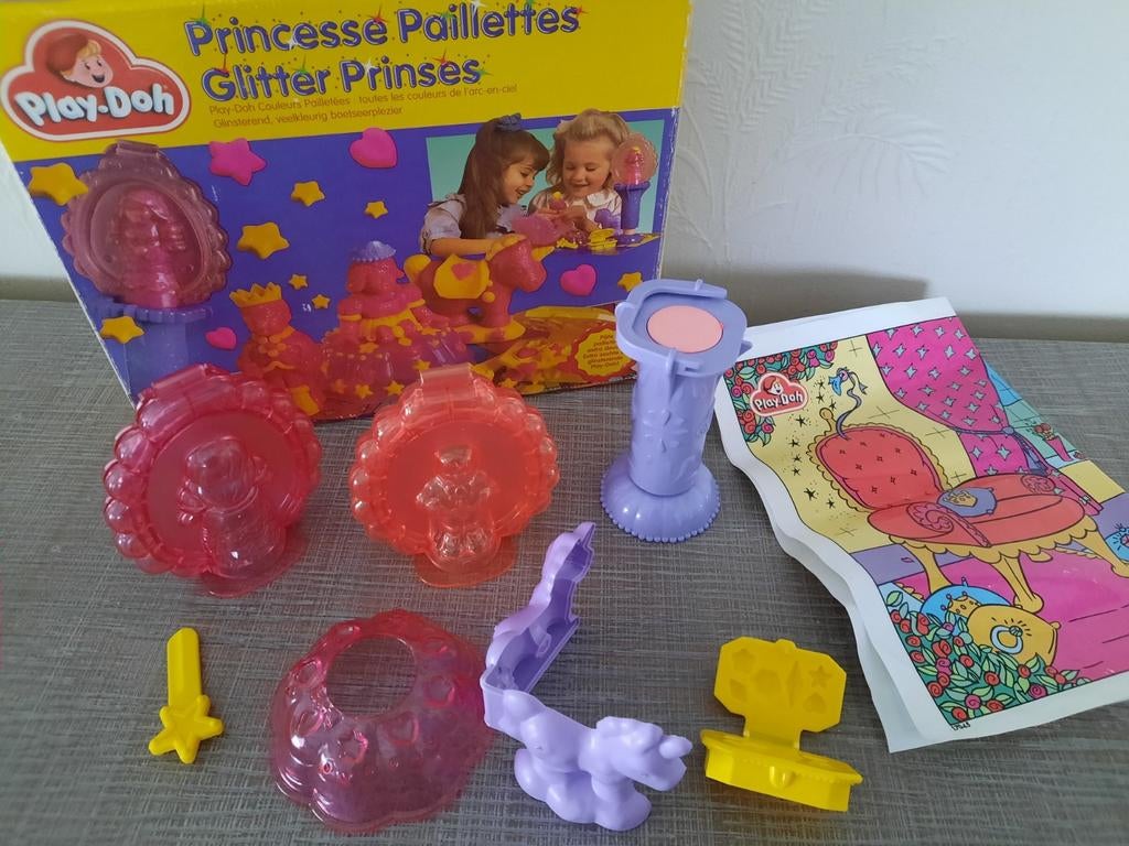 Play-Doh glitter princes, Ophalen of Verzenden, Zo goed als nieuw