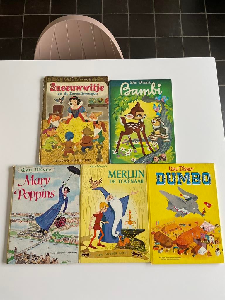 Walt Disney vintage prentenboeken, Boeken, Ophalen of Verzenden, Gelezen, Prentenboek