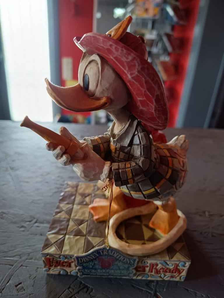 Donald Duck fireman beeldje van Disney, Ophalen of Verzenden, Donald Duck, Zo goed als nieuw