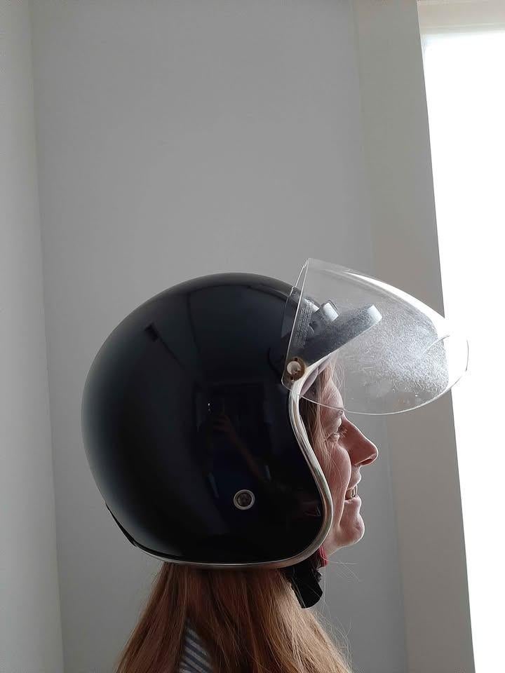 Brommerhelm met vizier, Ophalen, Gebruikt, Medium