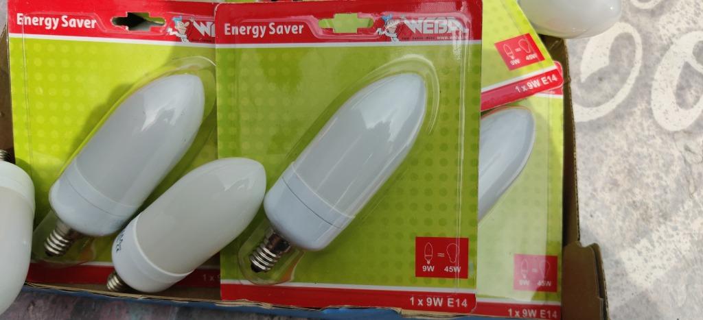 Kaarsvormige spaarlampen - Nieuw, Ophalen of Verzenden, Nieuw, E14 (klein), Spaarlamp