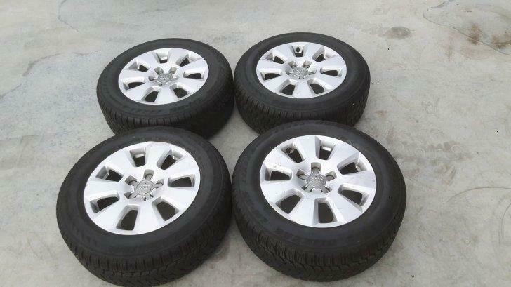 Winterset Bridgestone Audi A6 (C7) 16inch 6,5 & 8mm profiel, Ophalen, Gebruikt, Velg(en)