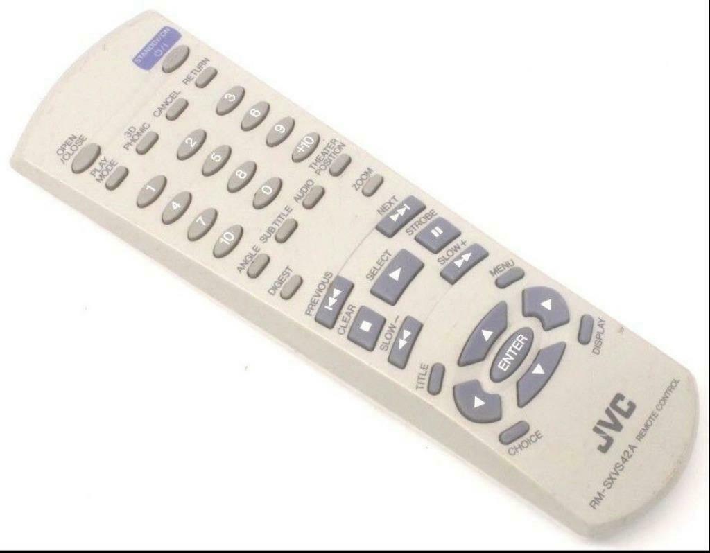 Afstandsbediening Jvc rm-sxvs42a., Enlèvement ou Envoi, Utilisé, Lecteur DVD, JVC