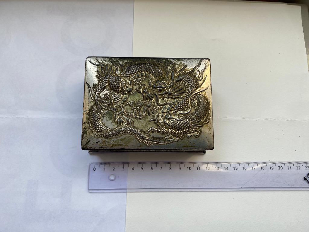 Boite métalique dragon, Collections, Enlèvement ou Envoi, Utilisé, Autre