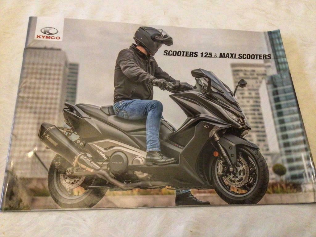 Kymco scooters brochure boekje, Ophalen of Verzenden
