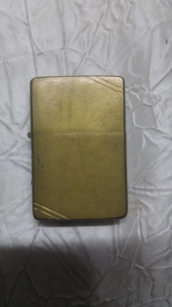 Vintage aansteker Zippo briquet brass D VII 28, Enlèvement ou Envoi