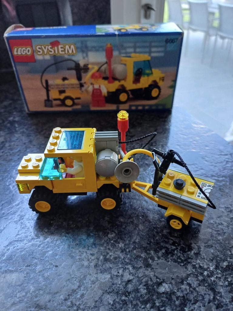 Lego System 6667, Enlèvement ou Envoi, Utilisé, Briques en vrac, Lego