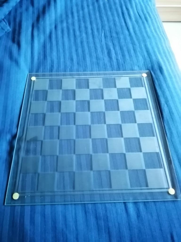 Glazen schaakbord, Ophalen of Verzenden, Nieuw