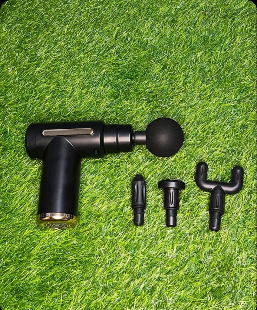 Massage GUN 4 standen, Ophalen of Verzenden, Zo goed als nieuw
