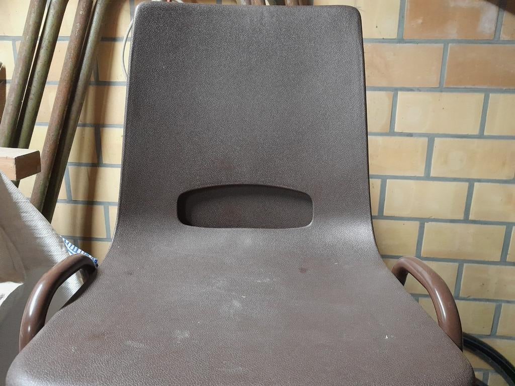 Stapelstoel, Jardin & Terrasse, Chaises longues, Enlèvement, Utilisé, Plastique