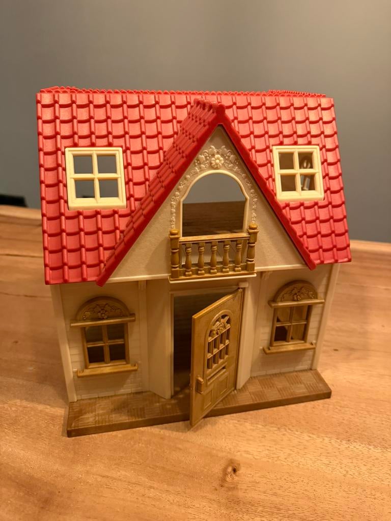 Sylvanian Families Heerlijk Huisje Startershuis +accessoires, Enfants & Bébés, Enlèvement, Comme neuf, Accessoires