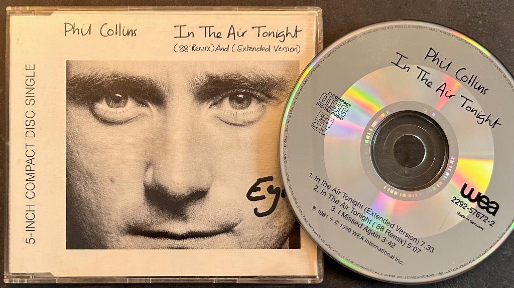 PHIL COLLINS - In the air tonight (extended) ( maxi CD ), CD & DVD, CD | Rock, Comme neuf, Pop rock, Envoi
