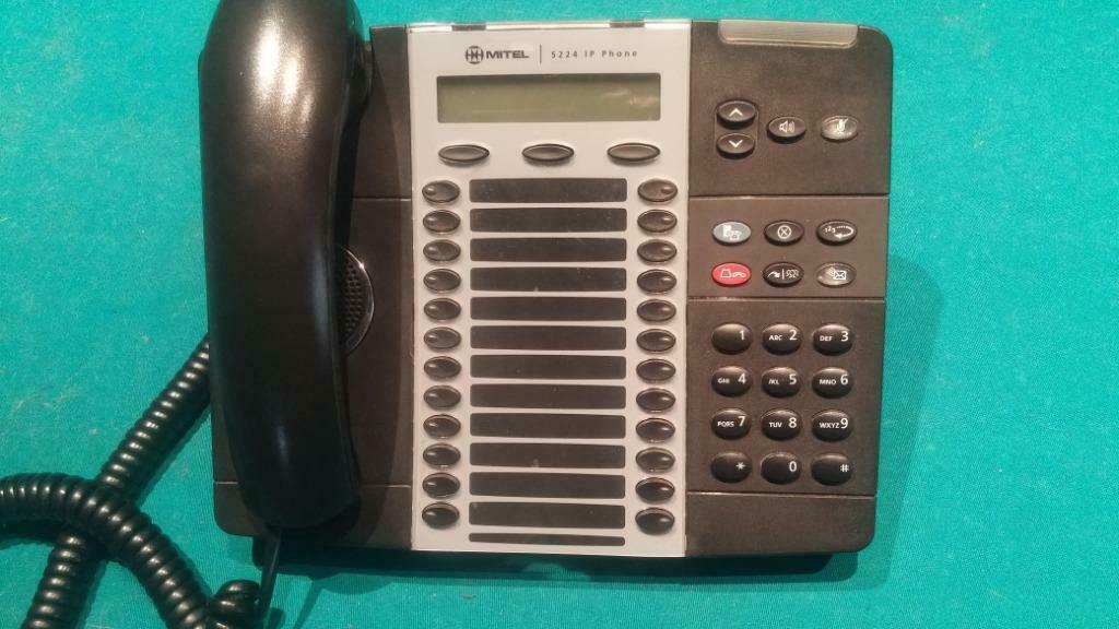 voip telefoon MITEL 5224 (in prijs verlaagd), Telecommunicatie, Vaste telefoons | Handsets en Draadloos, Gebruikt, 1 handset, Stralingsarm