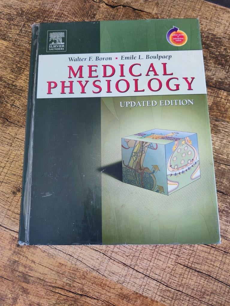 Medical physiology updated edition Walter F. Boron, Boeken, Ophalen of Verzenden, Zo goed als nieuw