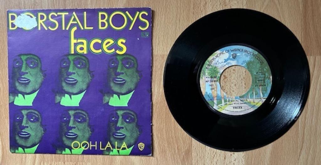 45T SINGLE FACES - BORSTAL BOYS - ROD STEWART RON WOOD, Enlèvement ou Envoi, Utilisé, Rock et Metal