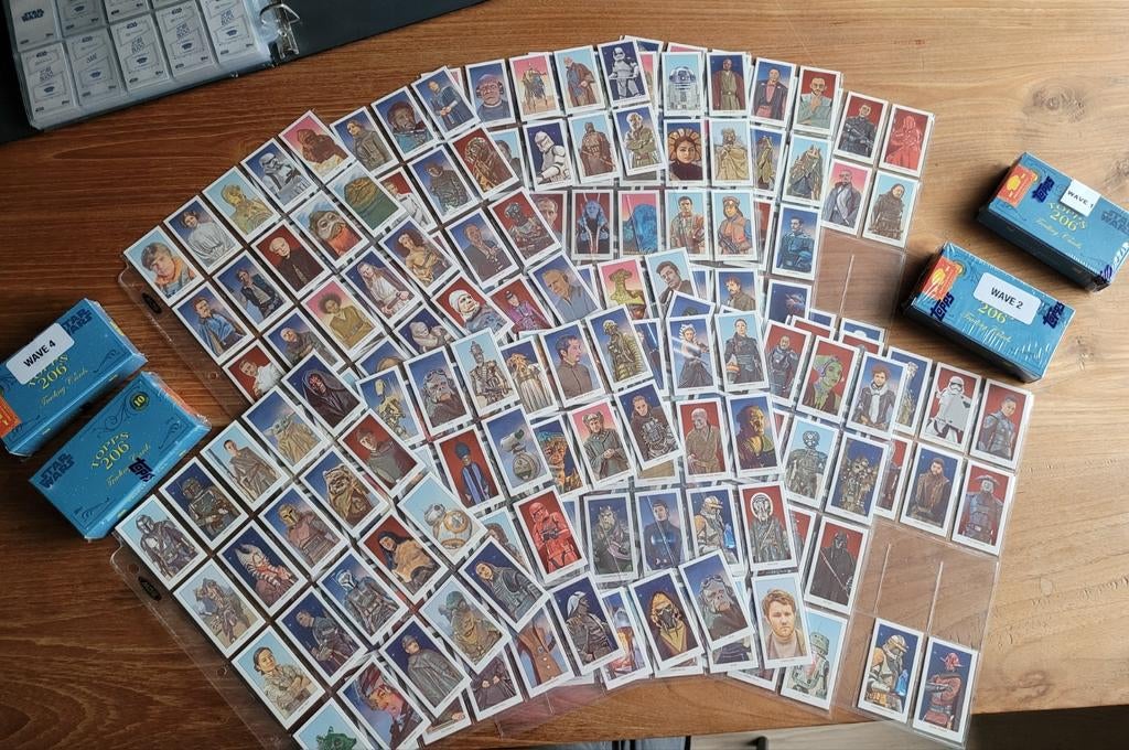 Star Wars Topps complete set trading cards. 200 cards, Verzamelen, Supermarktacties, Ophalen of Verzenden