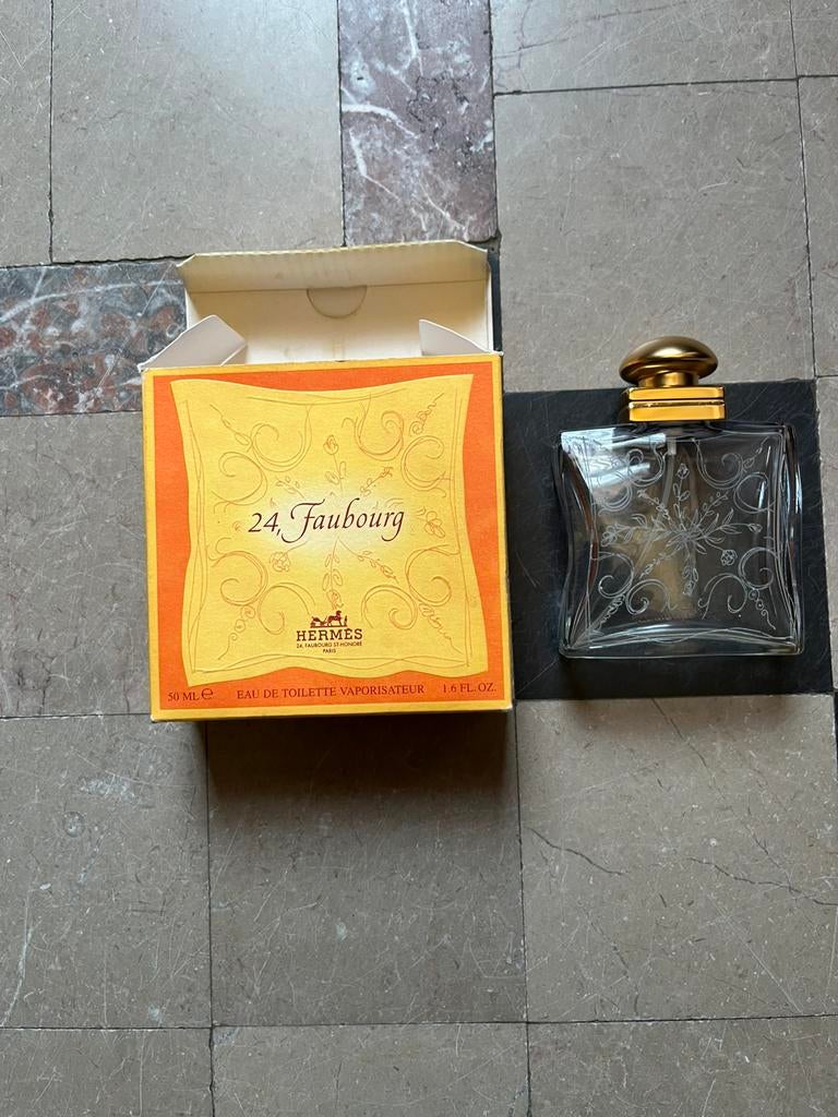 Hermès Flacon et boite parfum, 24, Faubourg, Enlèvement ou Envoi, Comme neuf