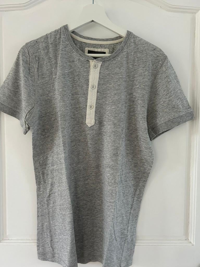 Chemise H&M grise S, Vêtements | Hommes, T-shirts, Gris, Enlèvement ou Envoi, Porté, H&M