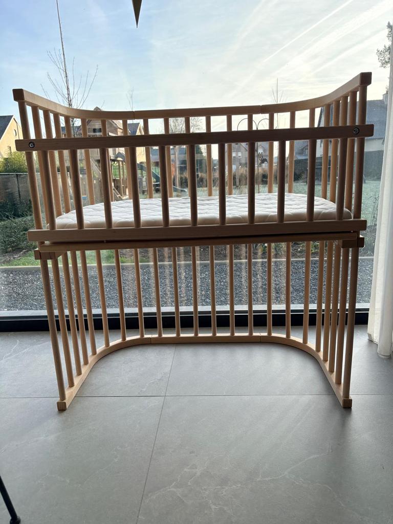 Cosleeper babybay boxspring, onbewerkt naturelle hout, Enlèvement, Comme neuf, Autres types