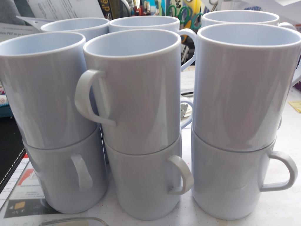 Glazen harde plastic bekers, Ophalen of Verzenden, Nieuw
