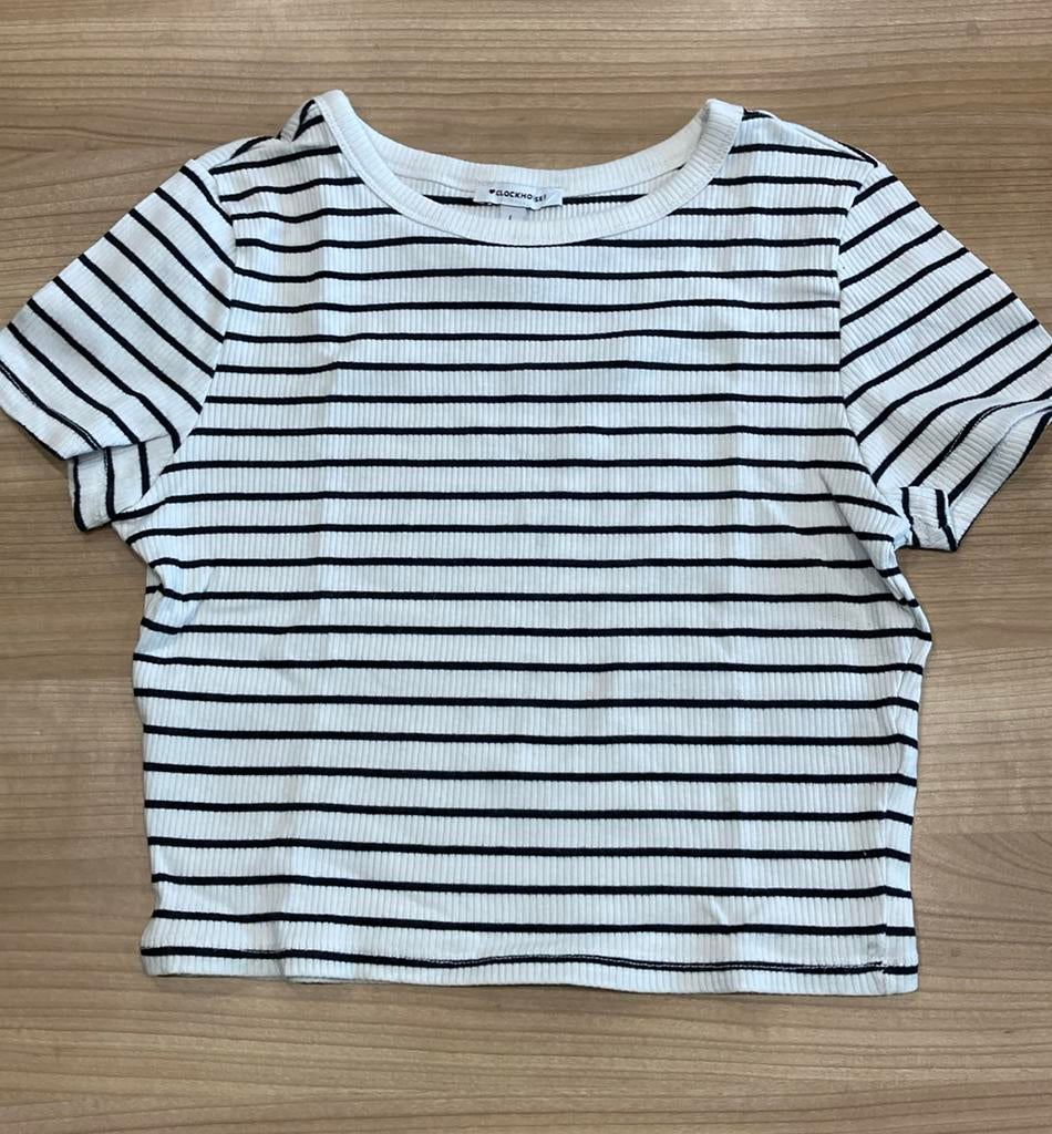 Crop top - tienerafdeling clock house maat L, Kinderen en Baby's, Ophalen, Gebruikt, C&A, Meisje