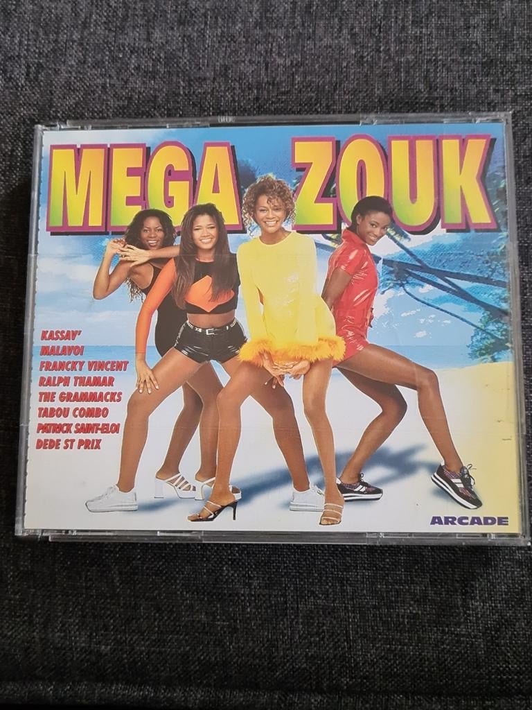 Francky Vincent/Ralph Thamar  Mega Zouk 2002  4 cd's, Ophalen, Zo goed als nieuw