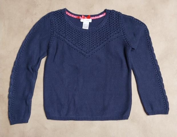 Pull bleu foncé de La Redoute - taille 140, Enlèvement ou Envoi, Pull ou Veste, La Redoute, Comme neuf