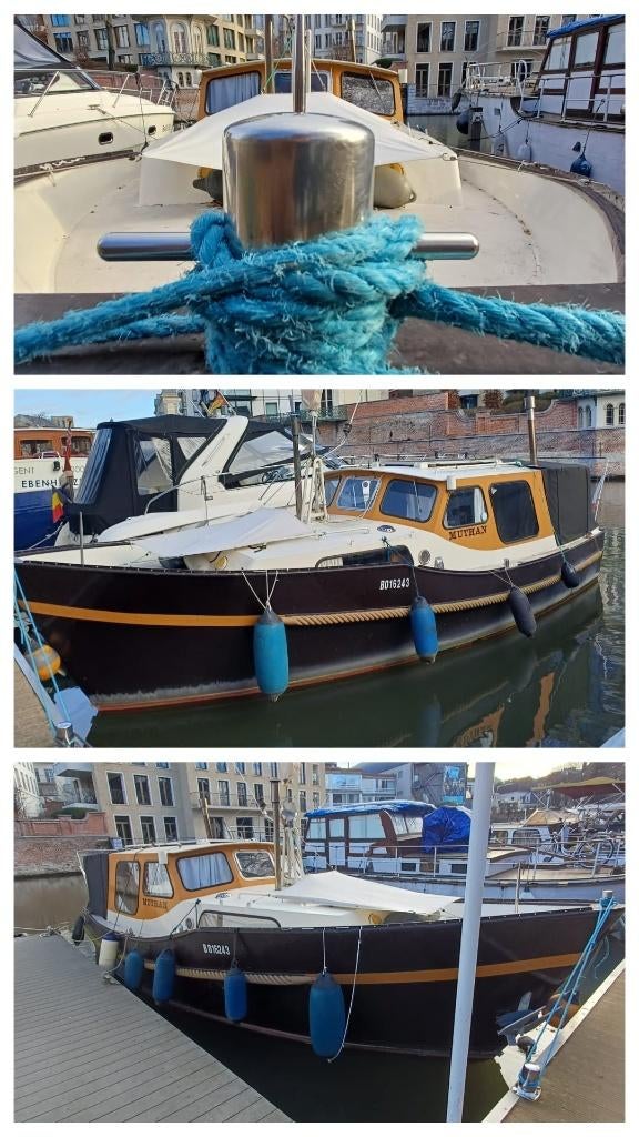 Ijzeren yacht/boot te koop, Watersport en Boten, Motorboten en Motorjachten, Ophalen, 10 tot 30 pk, Gebruikt, Staal