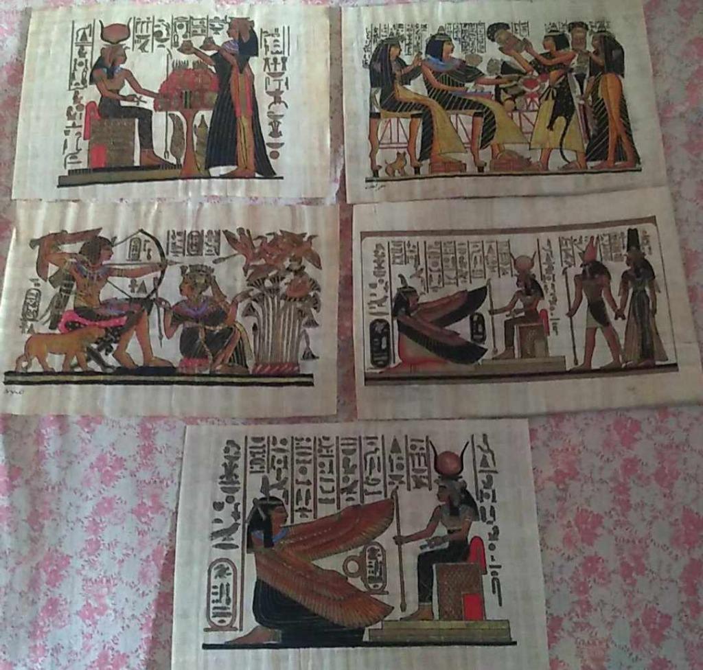 papyrussen Egypte, Ophalen of Verzenden