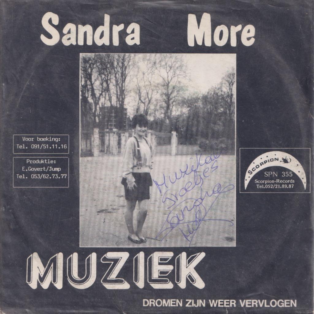 Sandra More – Muziek / Dromen zijn weer vervlogen  – Single, Gebruikt, 7 inch, Single, Ophalen of Verzenden