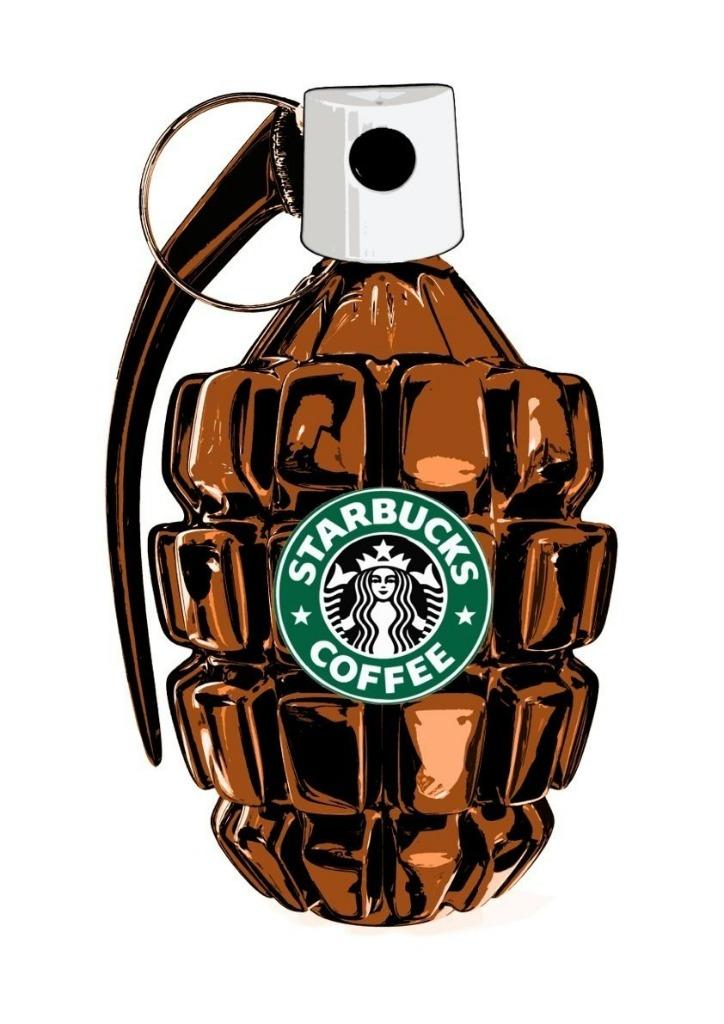 Death NY serigrafie 'Coffee Bomb' signed & numbered - COA, Envoi
