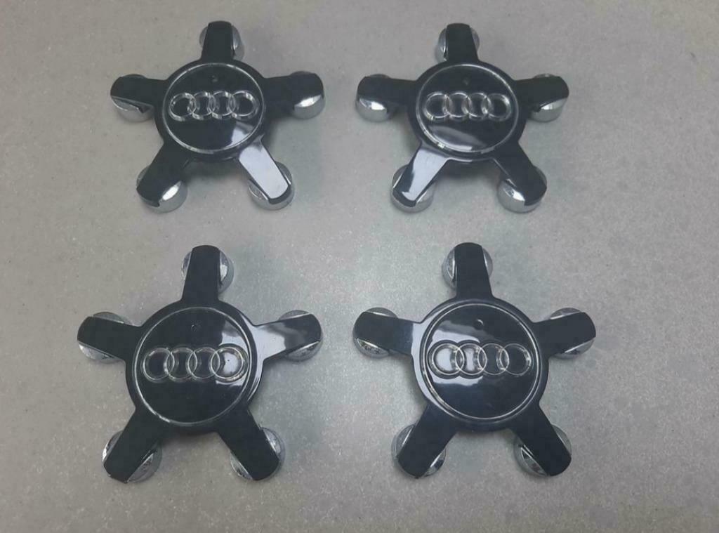 4 Audi originele ster center caps, Auto-onderdelen, Ophalen of Verzenden, Gebruikt, Audi