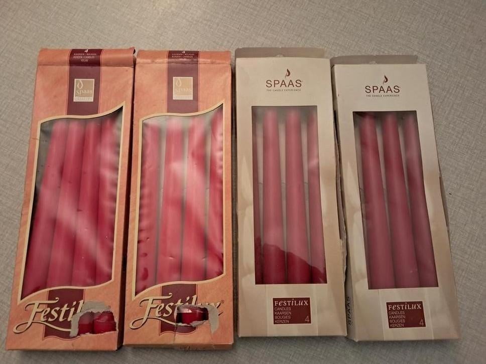 Spaas kaarsen, 16 stuks., Ophalen of Verzenden, Nieuw