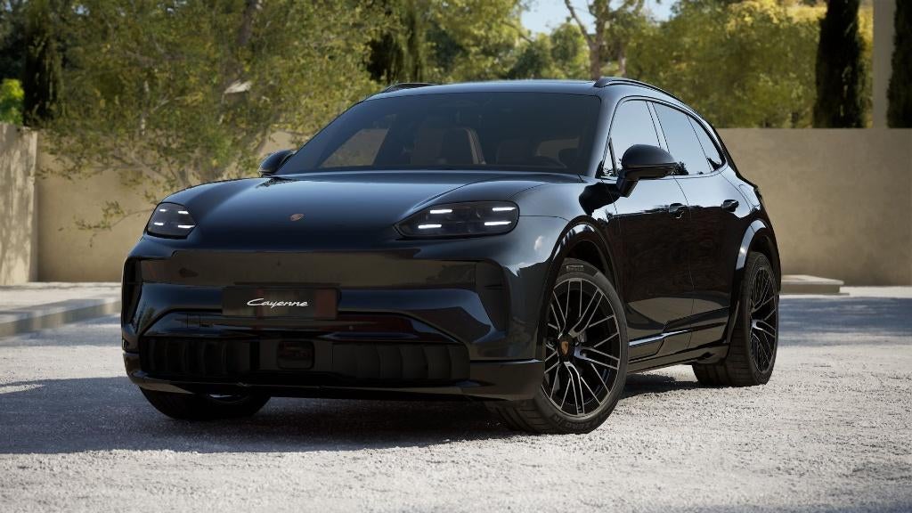 Porsche Cayenne Electric/HUD/ACC/360/18WAY/PANO/LEVERB. JULI, Auto's, Porsche, Automaat, Cayenne, 3000 kg, Zwart