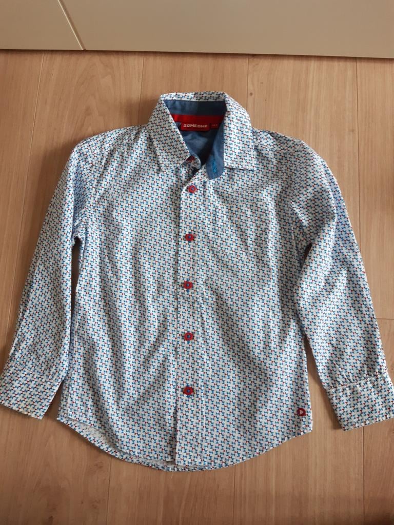 Hemd jongen, Someone, maat 104, Overhemd of Blouse, Ophalen of Verzenden, Zo goed als nieuw, Someone