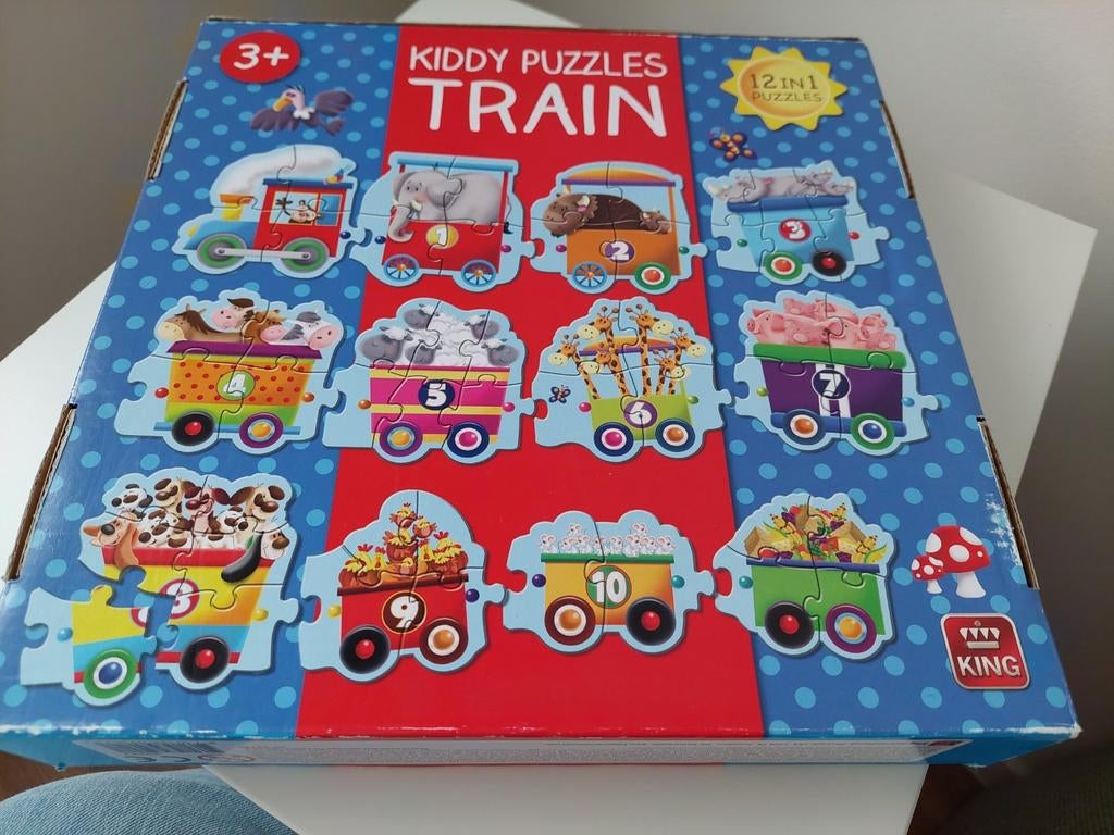 Kiddy puzzels train, Kinderen en Baby's, Ophalen, Zo goed als nieuw