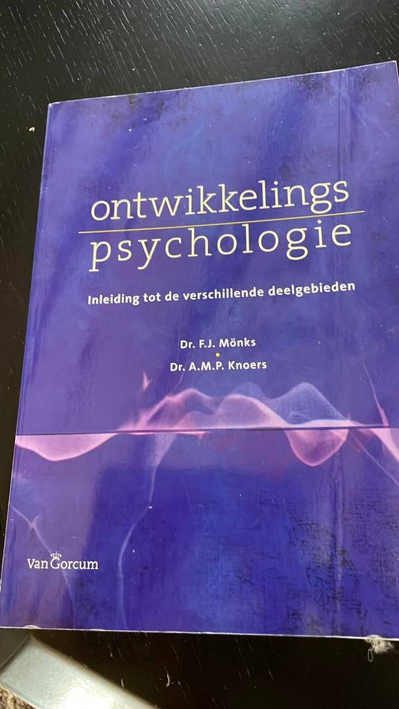 Ontwikkelingspsychologie, Boeken, Studieboeken en Cursussen, Ophalen of Verzenden, Zo goed als nieuw