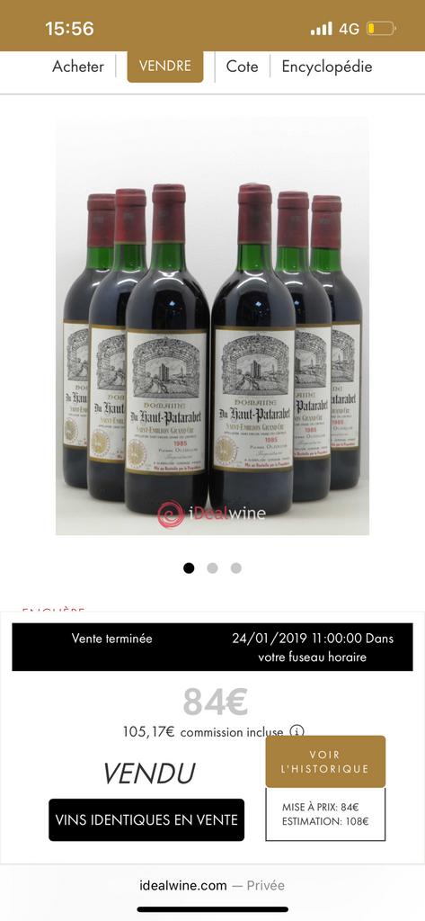 Saint Émilion grand cru millésime 2002, Enlèvement ou Envoi, Neuf