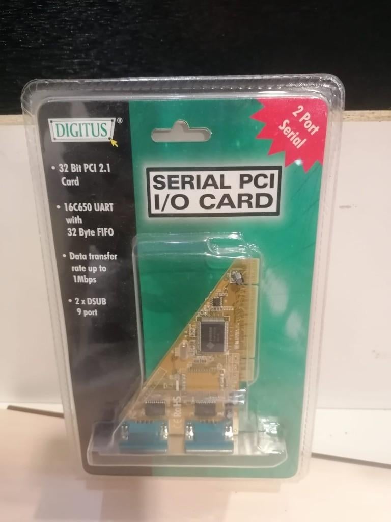 carte PCI Digitus Serial I/O 2 ports, Enlèvement, Neuf