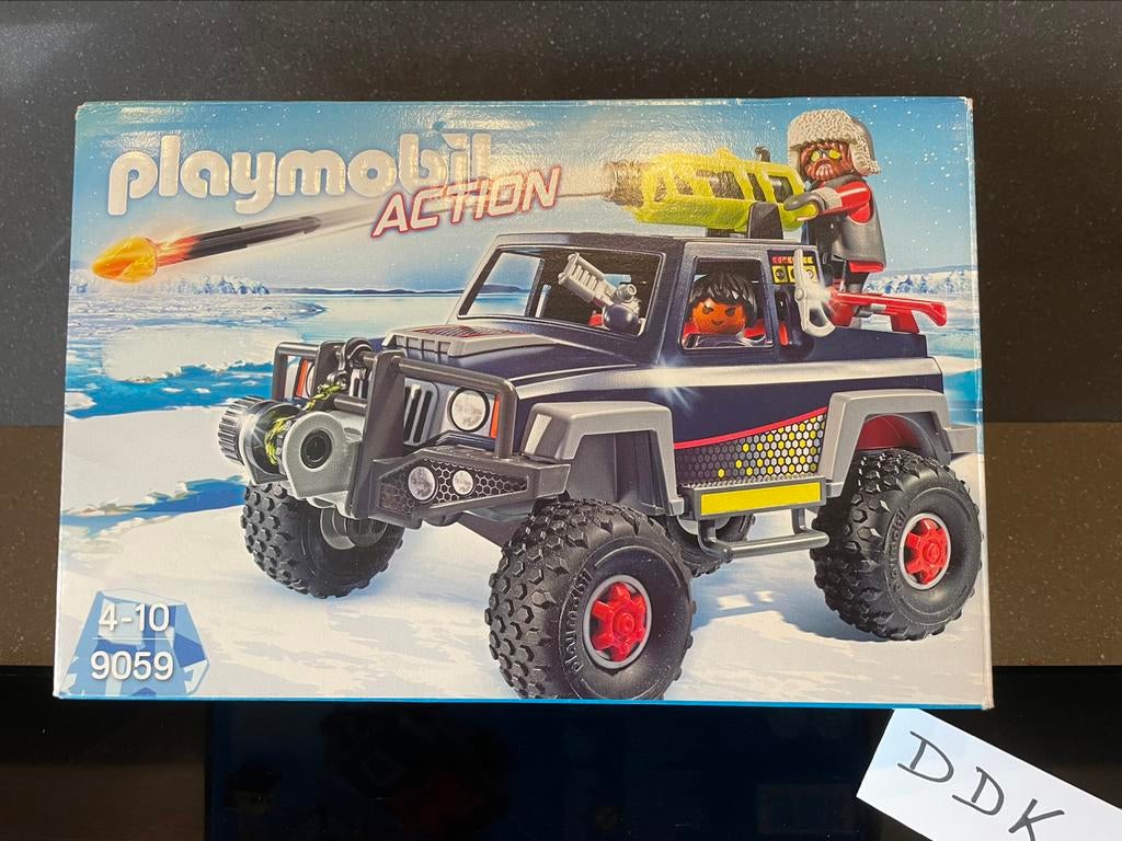 Playmobil sneeuwterreinwagen met ijspiraten, Hobby en Vrije tijd, Ophalen of Verzenden, Zo goed als nieuw, Truck