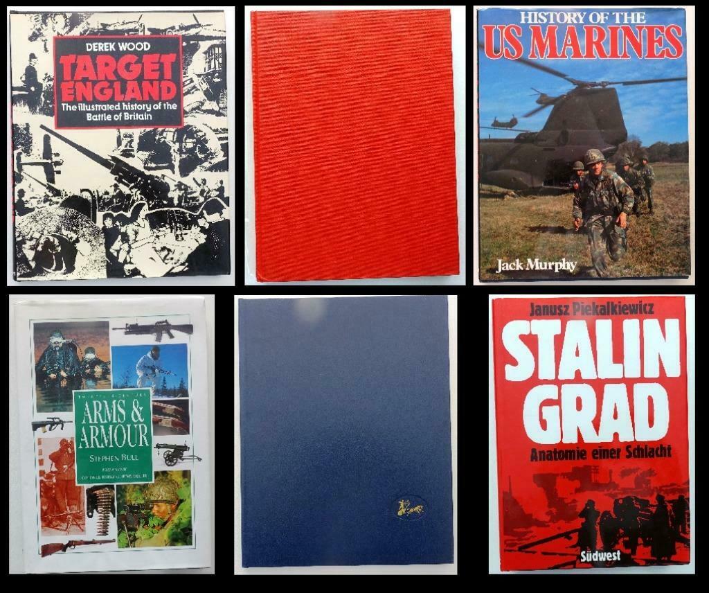 [Oorlog Militair Wapens] 6 boeken oa Stalingrad Marines etc., Enlèvement ou Envoi, Utilisé, Général
