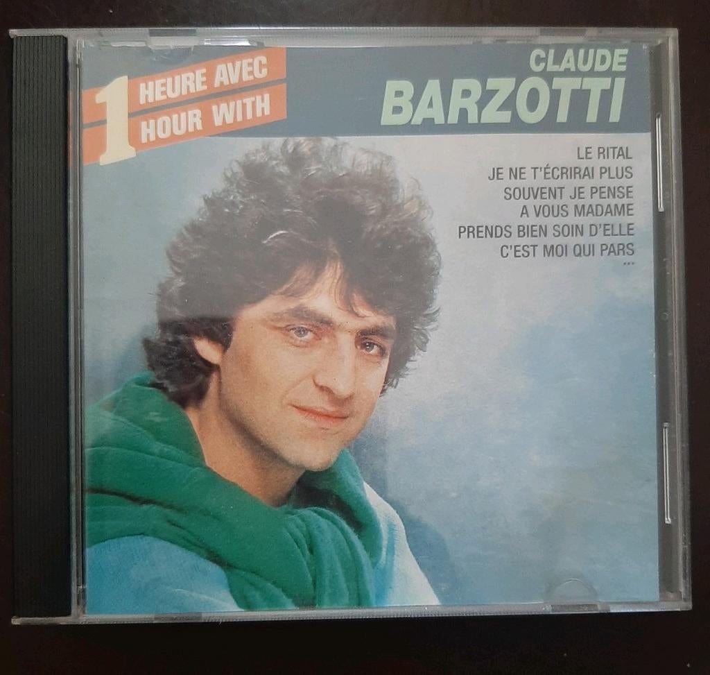 Cd - Claude barzotti- 1 heure avec, CD & DVD, Enlèvement ou Envoi, Utilisé