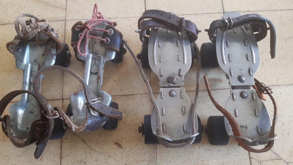 Patins à roulettes anciens, Enlèvement ou Envoi, Utilisé