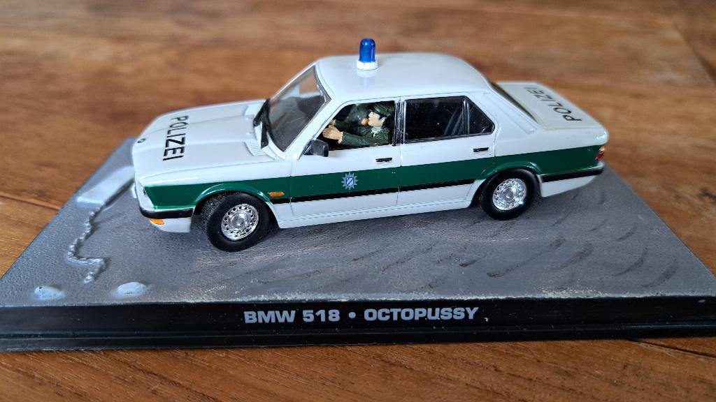BMW 518 Octopussy J. Bond Altaya 1:43, Hobby en Vrije tijd, Ophalen of Verzenden, Nieuw, Auto, Overige merken