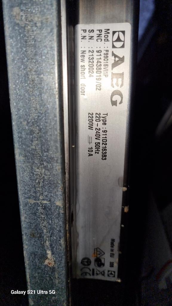 Vaatwasser AEG XXl Silent inbouw, Elektronische apparatuur, Vaatwasmachines, Ophalen, Gebruikt, Energieklasse A of zuiniger, Minder dan 10 liter