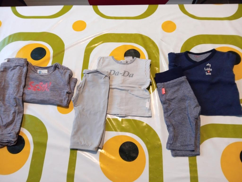 3 setjes 62, Kinderen en Baby's, Ophalen of Verzenden, Gebruikt, Jongetje of Meisje, Setje