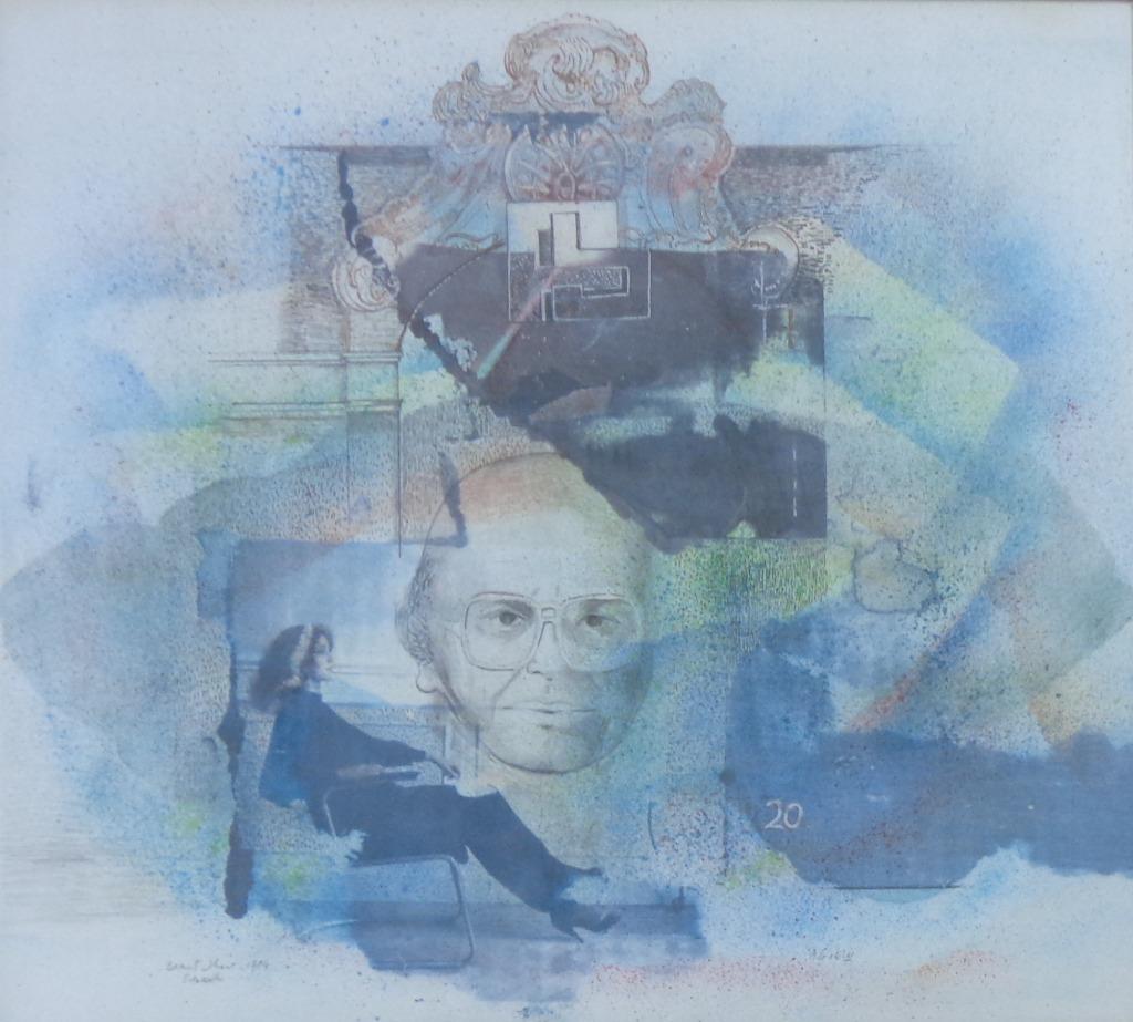 ANDRE GOEZU / BENOIT SHOW OSTERRIETH / ORIGINEEL / 68x82cm, Antiek en Kunst, Kunst | Tekeningen en Fotografie, Ophalen, Foto, Gemengde techniek
