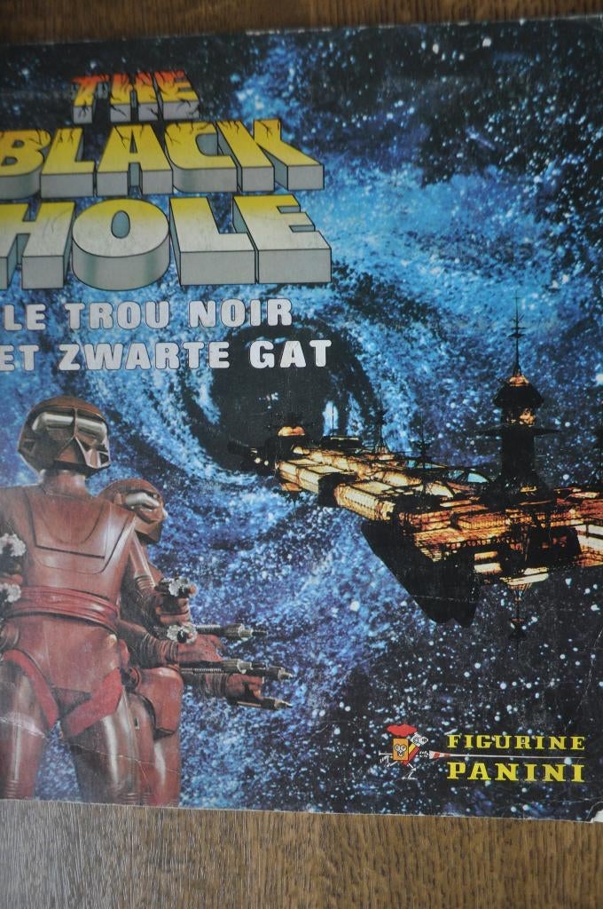 PANINI COMPLEET ALBUM THE BLACK HOLE, Enlèvement ou Envoi, Utilisé, Plusieurs autocollants