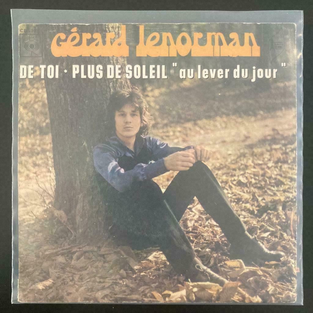 7" Gérard Lenorman - De Toi (CBS 1972) VG+, Envoi, Utilisé, Pop