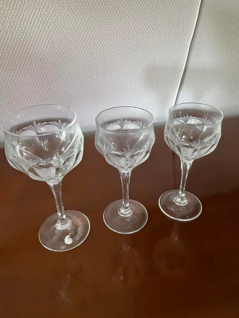 Duits Glazen servies, Verzamelen, Glas en Drinkglazen, Ophalen, Zo goed als nieuw, Overige typen